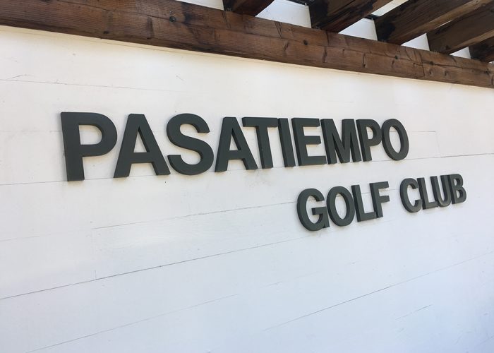 sign for Pasatiempo Golf Club